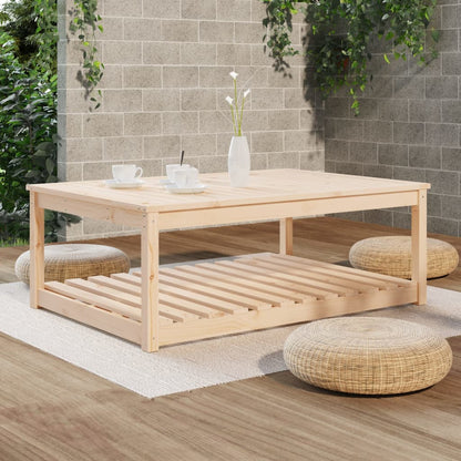Hagebord 121x82,5x45 cm heltre furu
