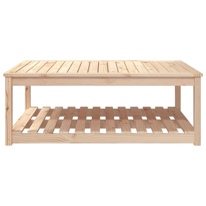 Hagebord 121x82,5x45 cm heltre furu