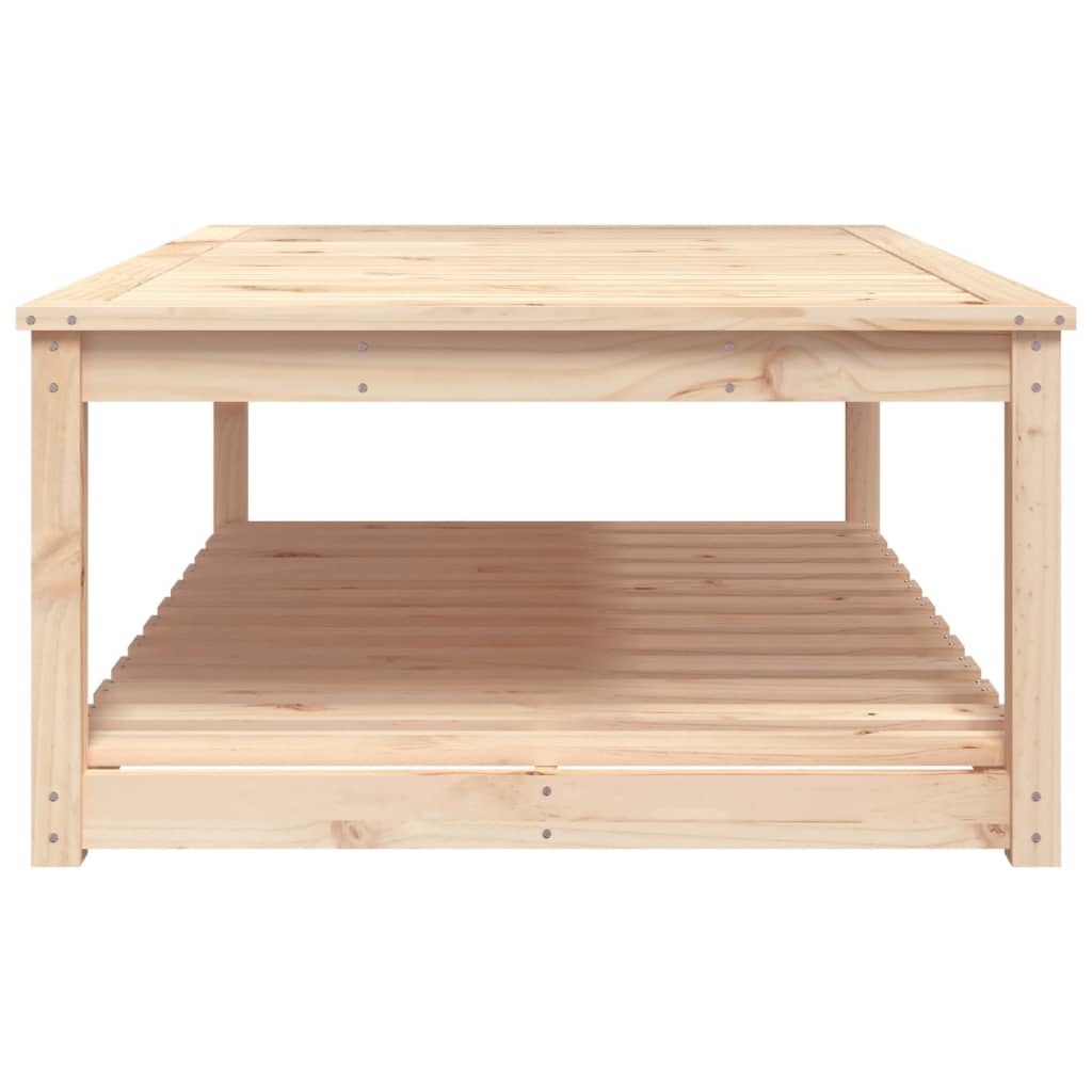 Hagebord 121x82,5x45 cm heltre furu