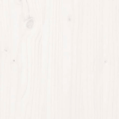 Hagebord hvit 82,5x82,5x45 cm heltre furu