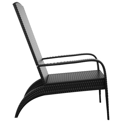 Adirondack hagestol polyrotting svart