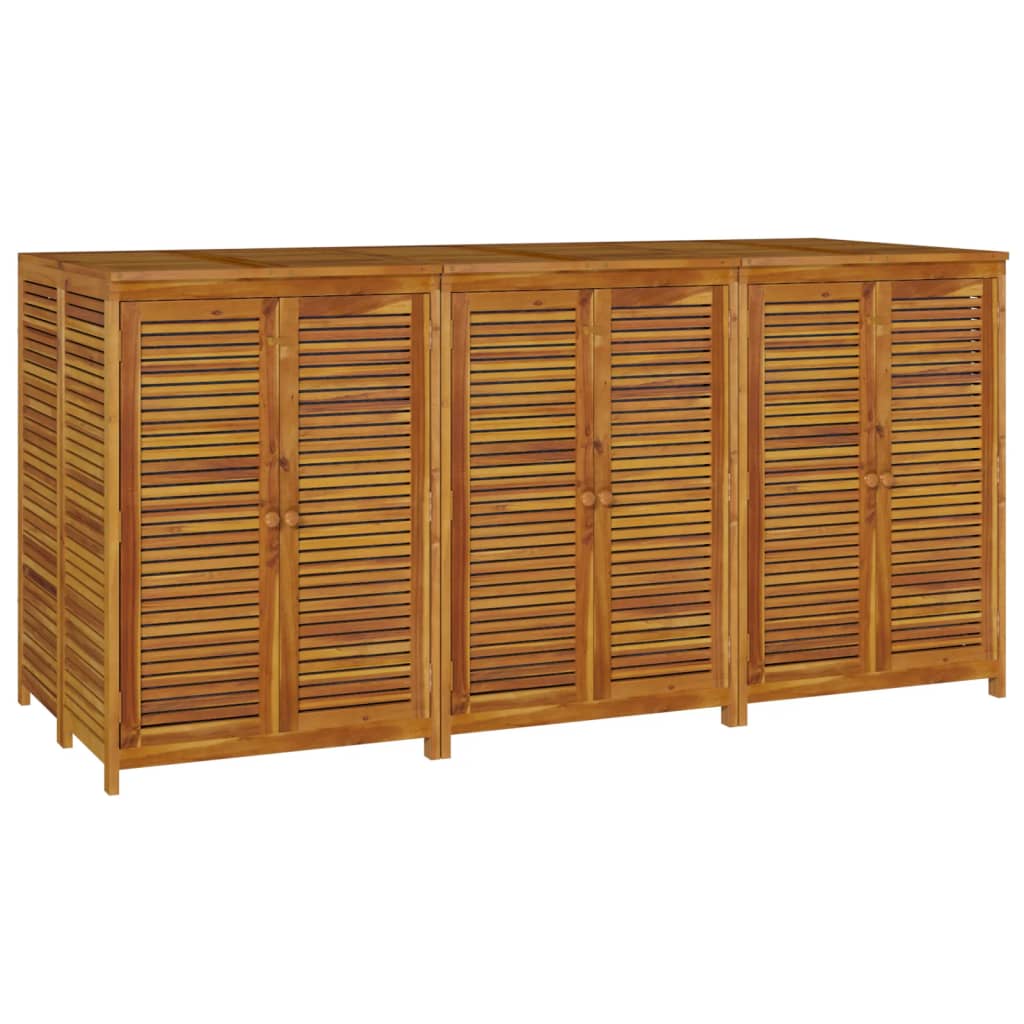 Putekasse 210x87x104 cm heltre akasie
