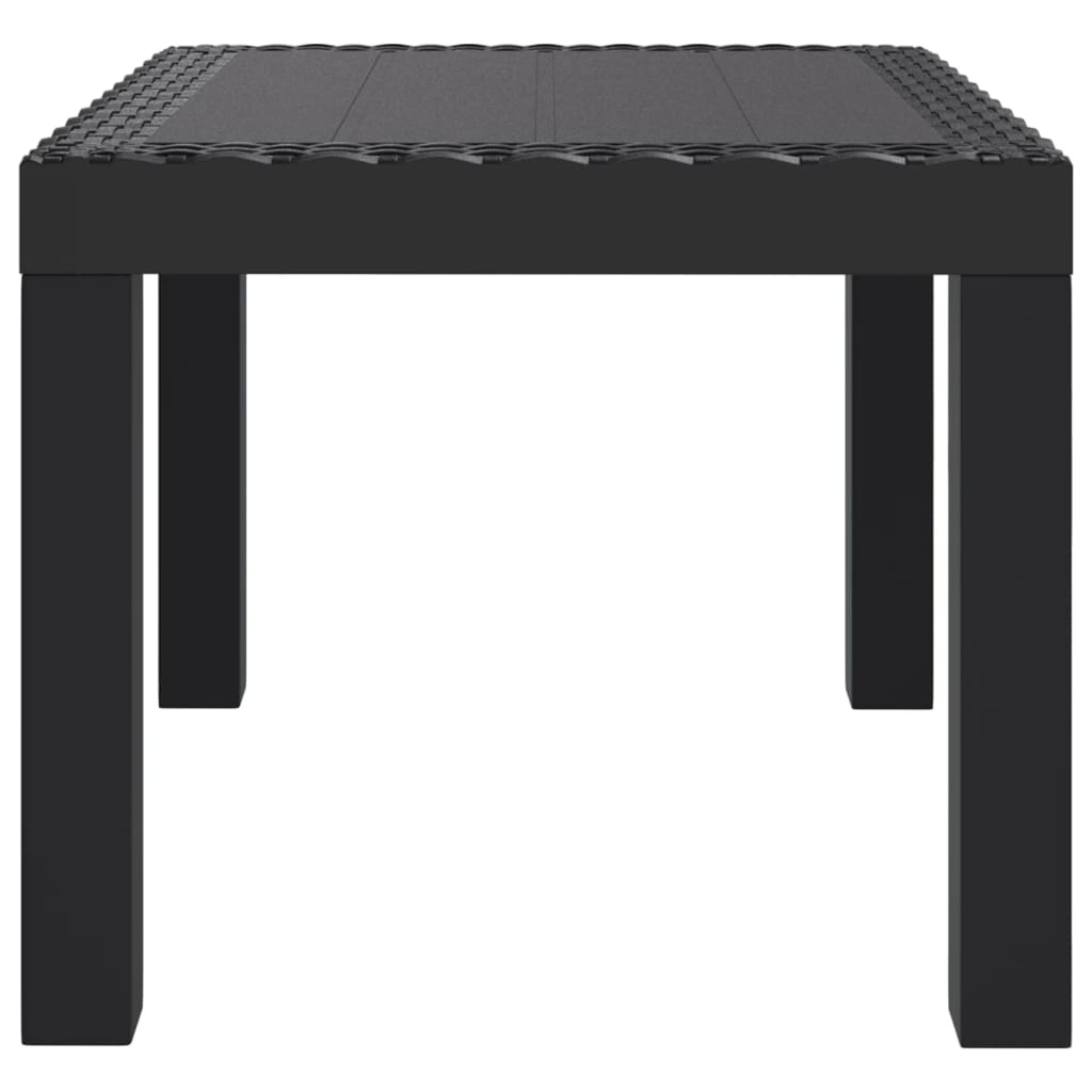 Hagebord antrasitt 59x47x40 cm PP