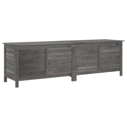 Putekasse antrasitt 198,5x50x56,5 cm heltre gran