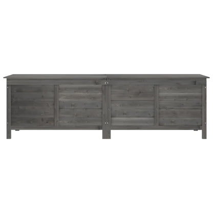 Putekasse antrasitt 198,5x50x56,5 cm heltre gran