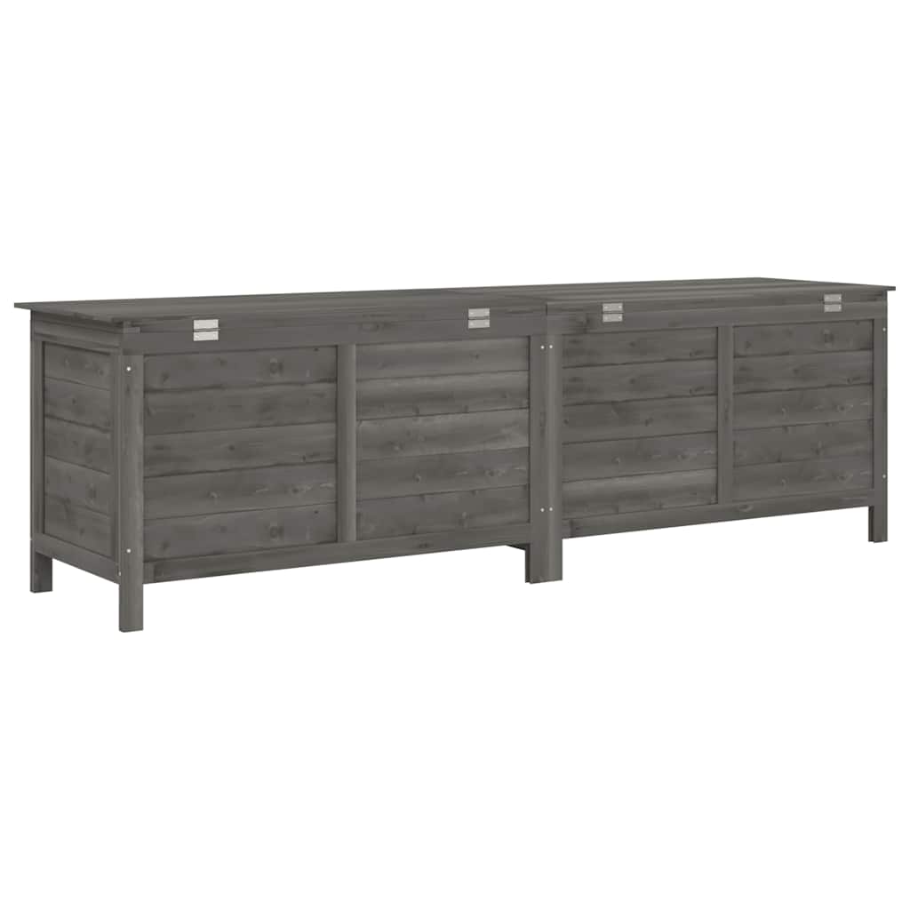 Putekasse antrasitt 198,5x50x56,5 cm heltre gran