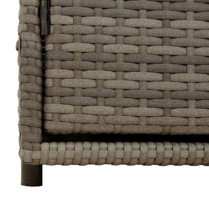 Putekasse grå 110x55x60,5 cm polyrotting
