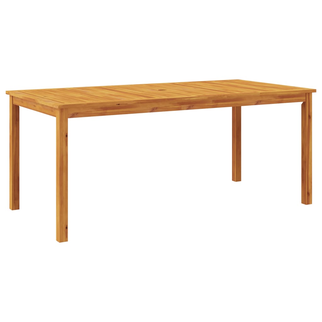 Utendørs spisebord 180x90x75 cm heltre akasie