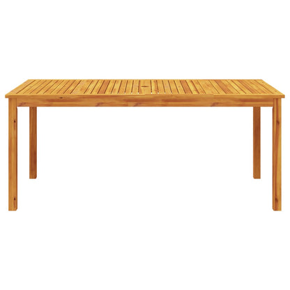Utendørs spisebord 180x90x75 cm heltre akasie