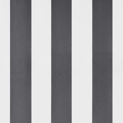 Manuell uttrekkbar markise med LED antrasitt og hvit 300x250 cm