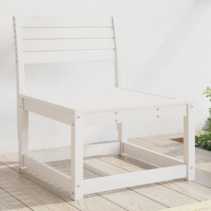 Hagesofa hvit heltre furu