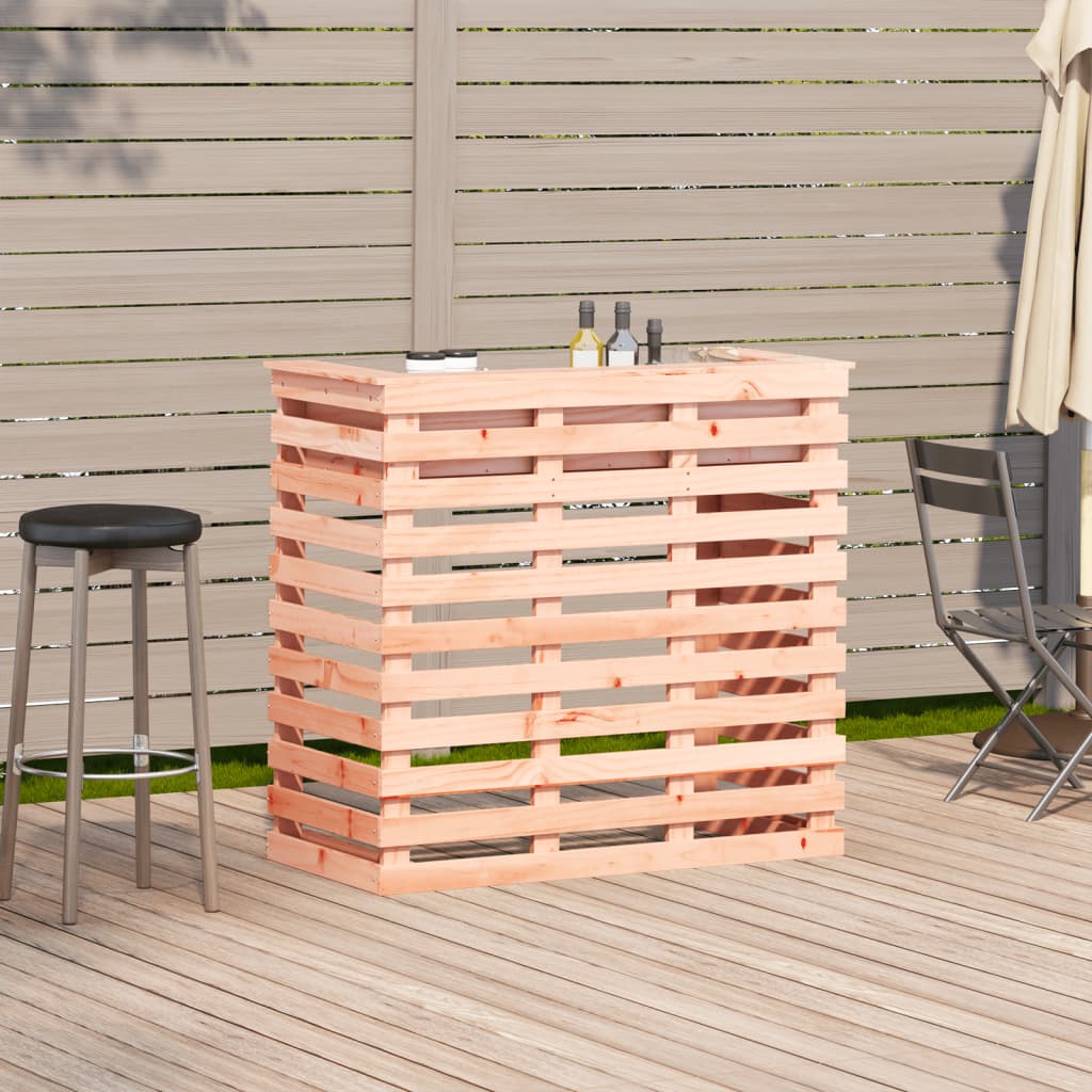 Utendørs barbord 113,5x50x103 cm heltre douglasgran