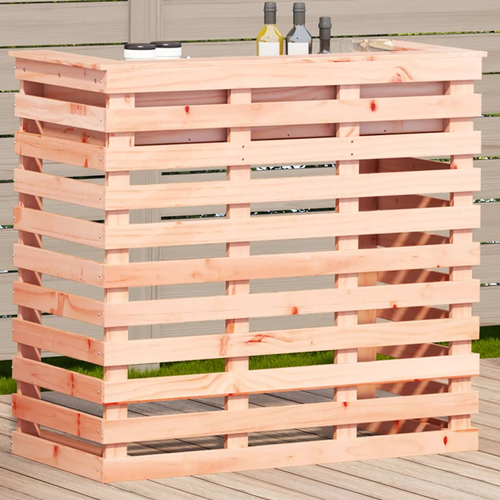 Utendørs barbord 113,5x50x103 cm heltre douglasgran