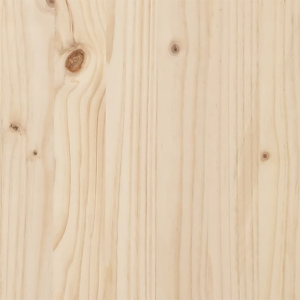 Utendørs barbord med tak 112,5x57x195,5 cm heltre furu