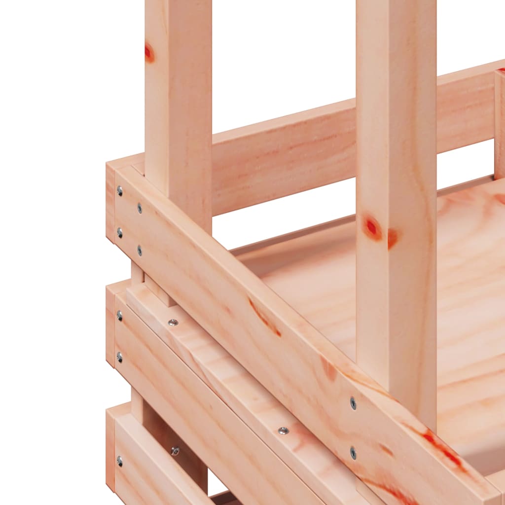 Utendørs barbord med tak 112,5x57x195,5 cm heltre furu