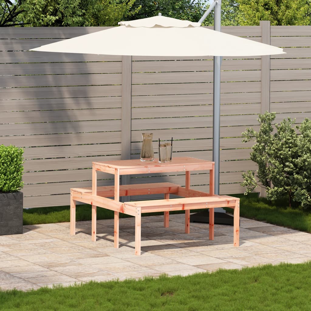 Piknikbord 110x134x75 cm heltre douglasgran