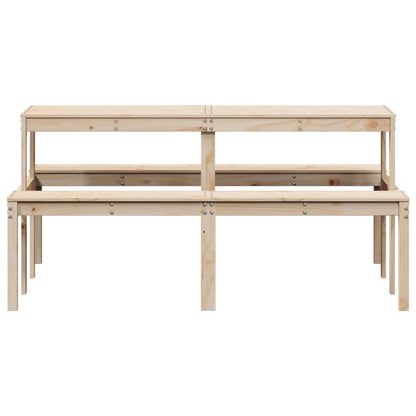 Piknikbord 160x134x75 cm heltre furu