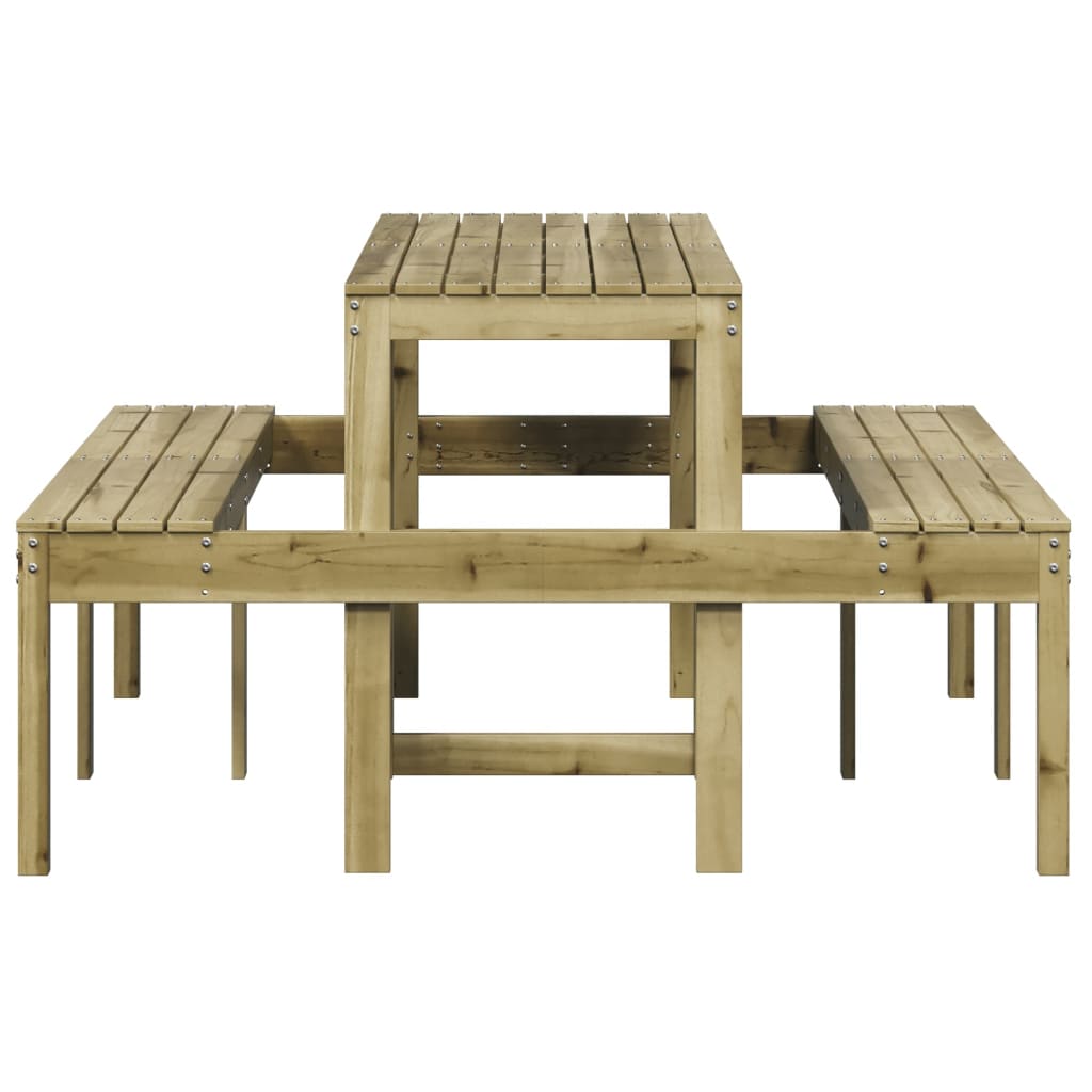Piknikbord 160x134x75 cm impregnert furu