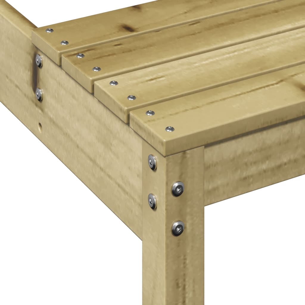 Piknikbord 160x134x75 cm impregnert furu