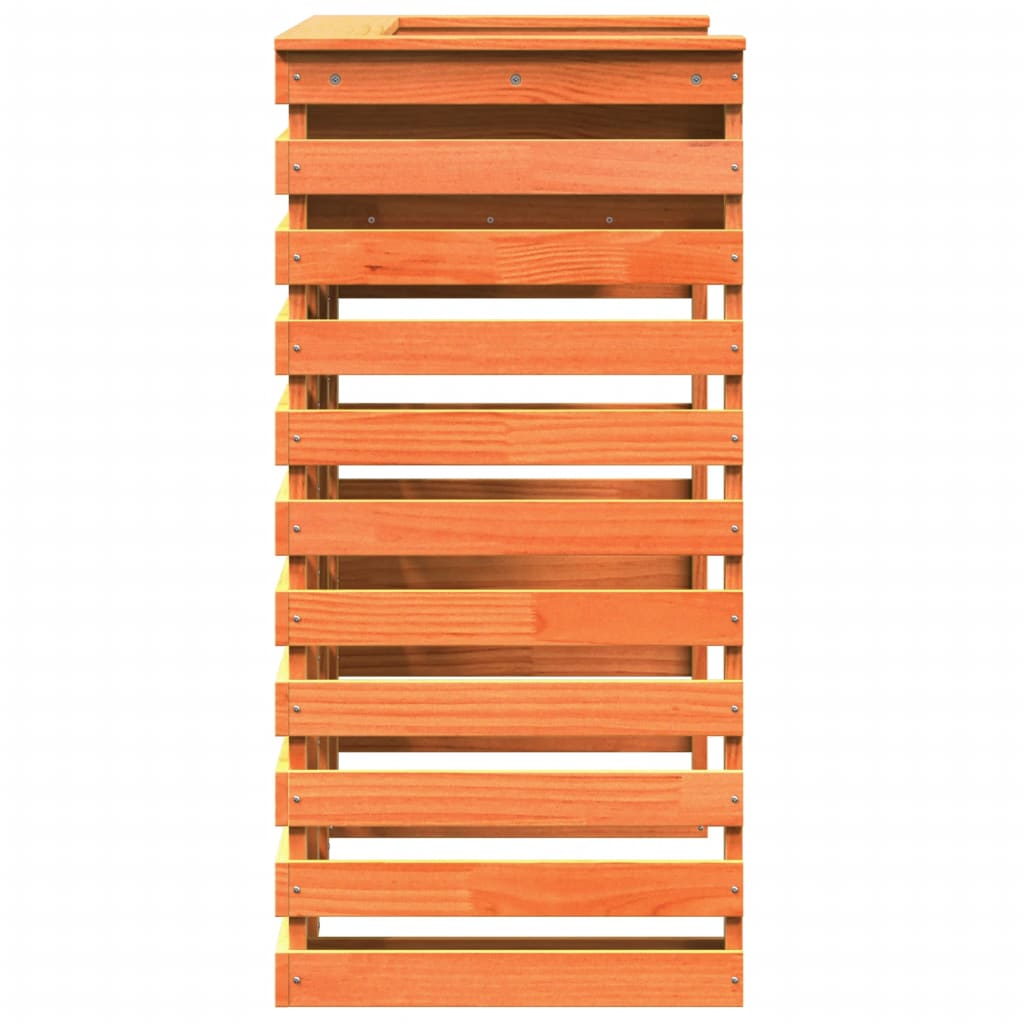 Utendørs barbord voksbrun 113,5x50x103 cm heltre furu