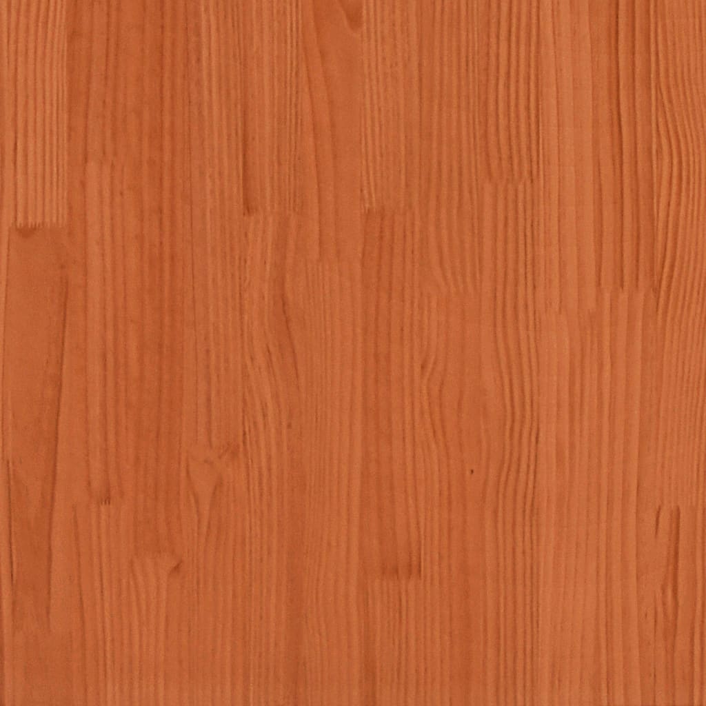 Utendørs barbord voksbrun 113,5x50x103 cm heltre furu