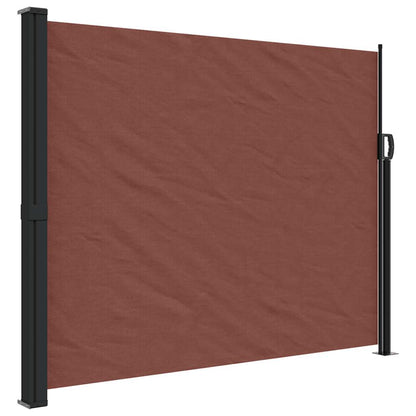 Uttrekkbar sidemarkise brun 160x300 cm