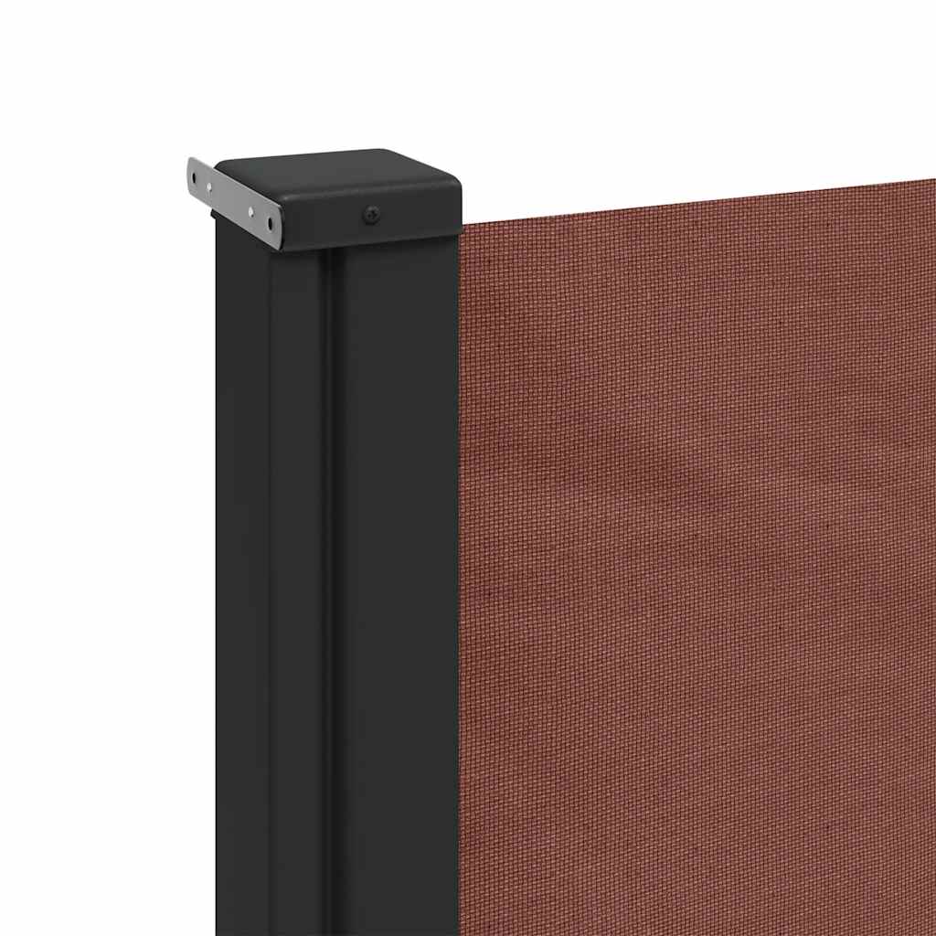 Uttrekkbar sidemarkise brun 160x300 cm