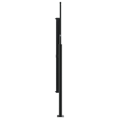 Uttrekkbar sidemarkise mørkegrønn 180x500 cm