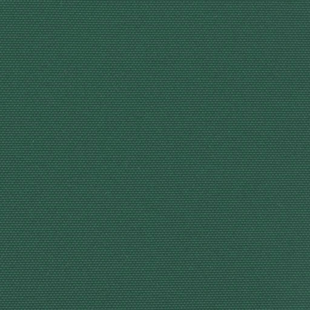 Uttrekkbar sidemarkise mørkegrønn 180x500 cm