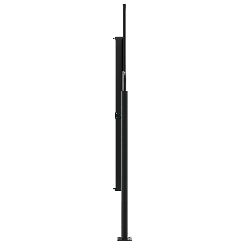 Uttrekkbar sidemarkise beige 160x600 cm