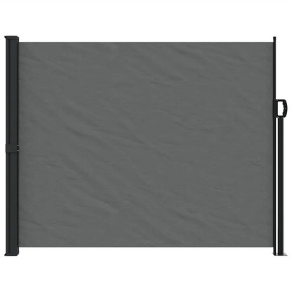 Uttrekkbar sidemarkise 160x600 cm antrasitt