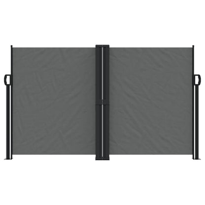 Uttrekkbar sidemarkise 140x600 cm antrasitt