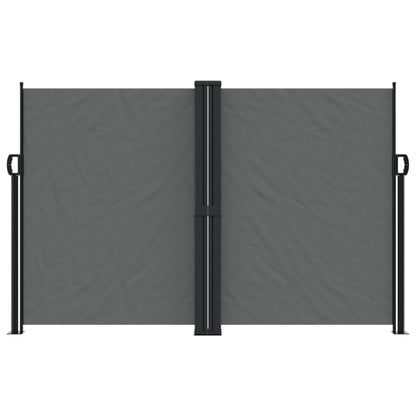 Uttrekkbar sidemarkise 160x600 cm antrasitt