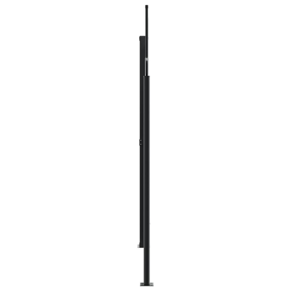 Uttrekkbar sidemarkise 220x1000 cm rød