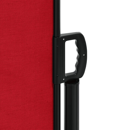 Uttrekkbar sidemarkise 200x1200 cm rød
