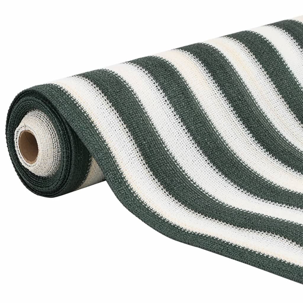 Skjermnett grønn og hvit 1,2x25 m HDPE 75 g/m²