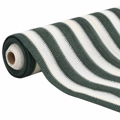Skjermnett grønn og hvit 1,2x25 m HDPE 75 g/m²