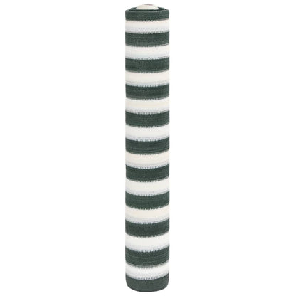 Skjermnett grønn og hvit 1,8x25 m HDPE 195 g/m²