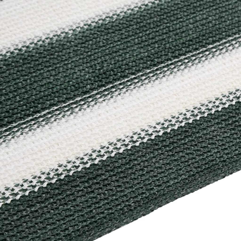 Skjermnett grønn og hvit 1,8x25 m HDPE 195 g/m²