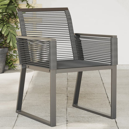 Hagestoler 2 stk svart polyrotting