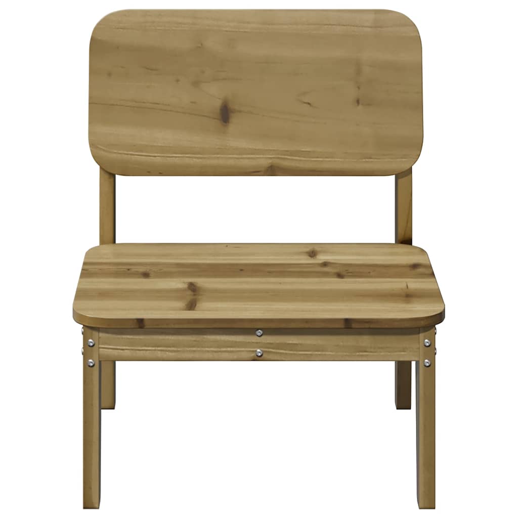 Hagestoler 2 stk 60x52,5x72 cm impregnert furu