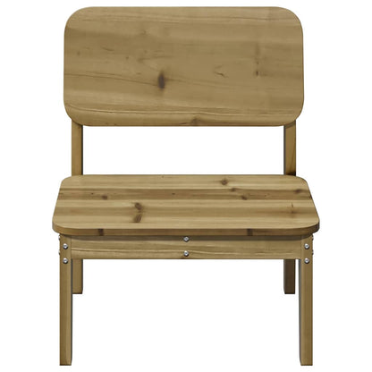 Hagestoler 2 stk 60x52,5x72 cm impregnert furu