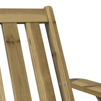 Adirondack hagestol 75x77x77 cm impregnert furu