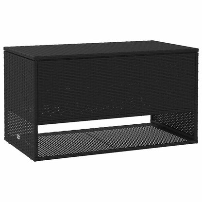 Uteputeboks svart 100x55x55,5 cm polyrotting