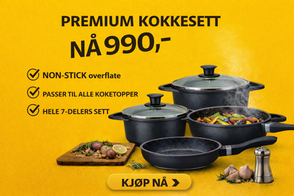 Elo sort støbt køkkengrejsæt 