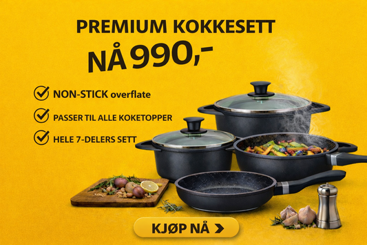 Elo sort støbt køkkengrejsæt 