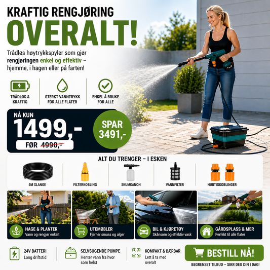 200 bar børsteløs højtryksrenser til bil 