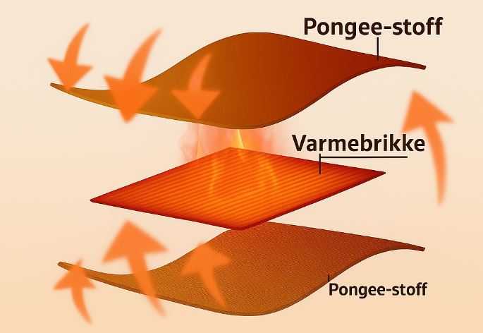 Sovepose med varmeelement