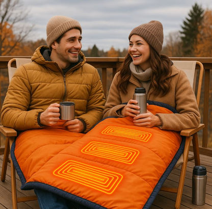 Sovepose med varmeelement