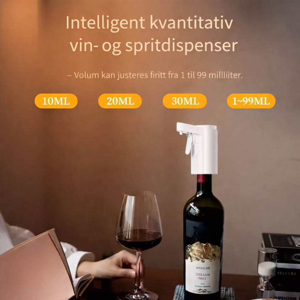 Vin dekanter dispenser